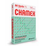 Papel Sulfite A4 Chamex Verde 75g 210 x 297mm – Caixa com 10 Resmas – 5000 Folhas