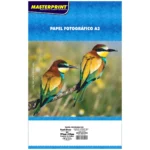 Papel Fotográfico Adesivo A3 130 g Glossy Masterprint 20 Fls