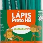 Lapis Grafite HB Resina Verde Sextavado LEO&LEO – 72 Unidades