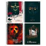 Caderno de 10 Matérias Capa Dura 160 Folhas HORROR SAO DOMINGOS – Caixa com 4 Unidades